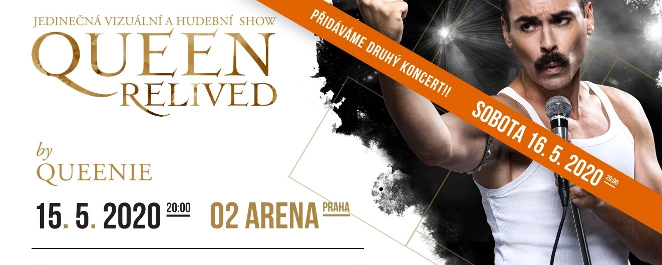 Show Queen Relived 2020 by Queenie v O2 areně - Akce a události dne 15. Května - na Praha na Dlani